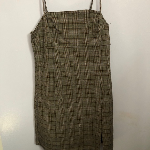 Garage Plaid Minidress - Picture 3 of 3